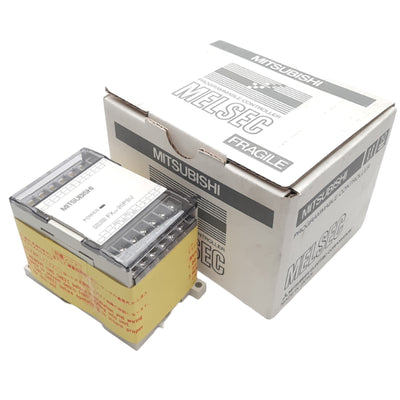 New Mitsubishi FX2N-20PSU PLC Power Supply, 100-240 VAC In, 24DC Out, 2A, DIN Rail