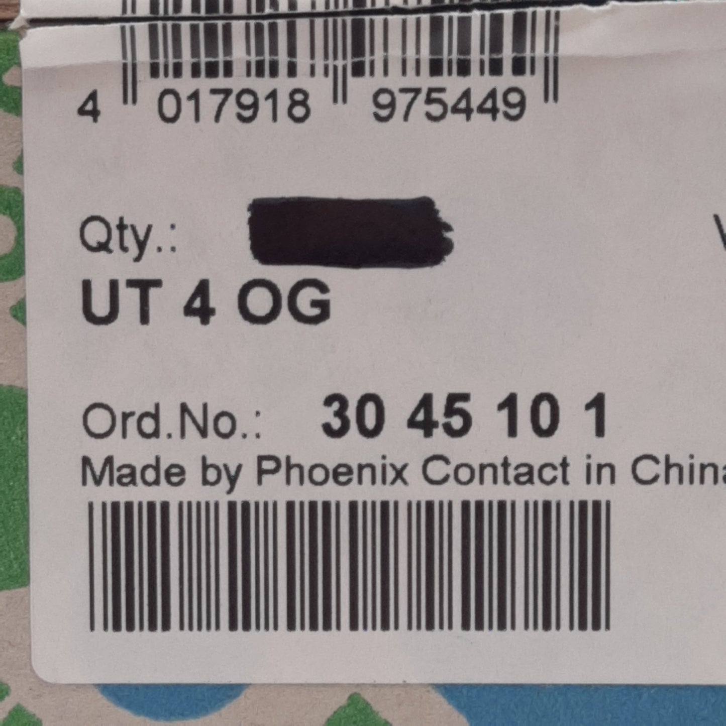 New Lot of 30 Phoenix Contact 3045101 Feed-Through Terminal Block, 6.2mm, 1000V 32A