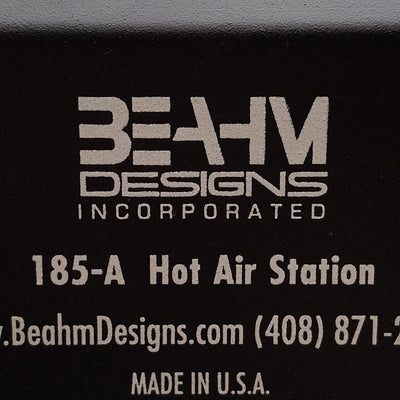 Used Beahm 185-A Standard Hot Air System Controller 5-50SCFH 120VAC *No Heater*
