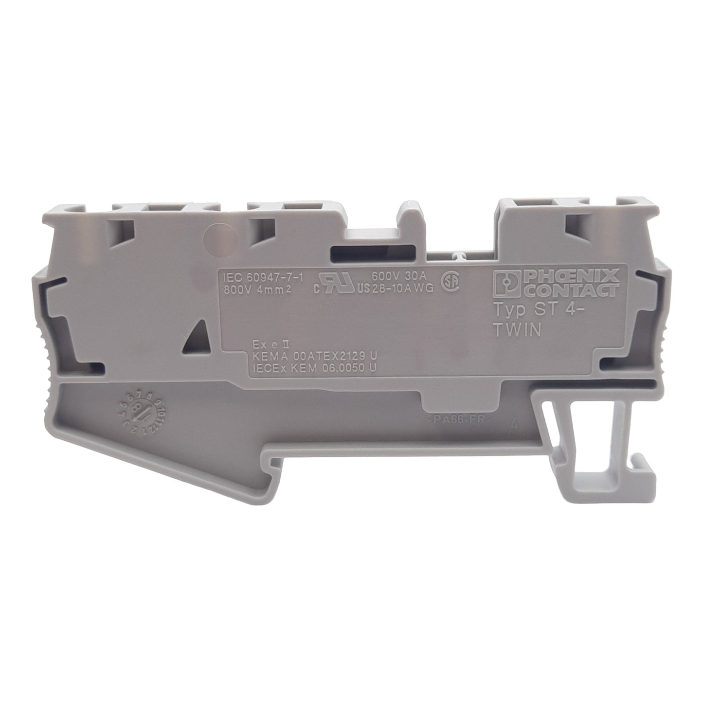 New Lot of 30 Phoenix Contact 3031393 Feed-Through Terminal Block, 6.2mm, 800V 32A