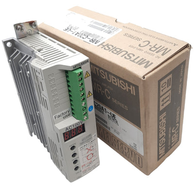 New Mitsubishi MR-C20A1-UE Servo Amplifier, 100-120 VAC 1-Phase Input, 200W Output