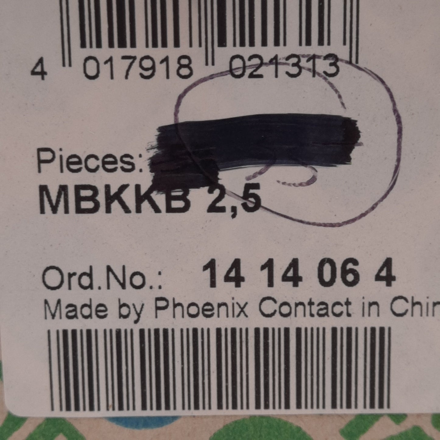 New Lot of 25 Phoenix Contact 1414064 Terminal Block, 4-Pos 2-Level, 5.2mm, 500V 24A