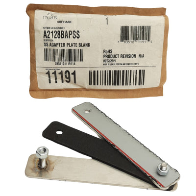 New Nvent Hoffman A2128BAPSS Blank Adapter Plates For Large Disconnect Enclosure