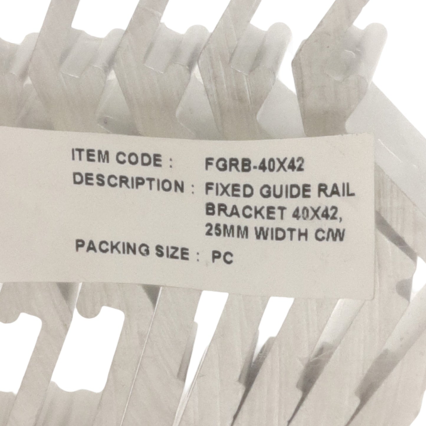 New Lot of 10 Dorner FGRB-40x42 FlexMove Fixed Guide Rail Brackets, Aluminum