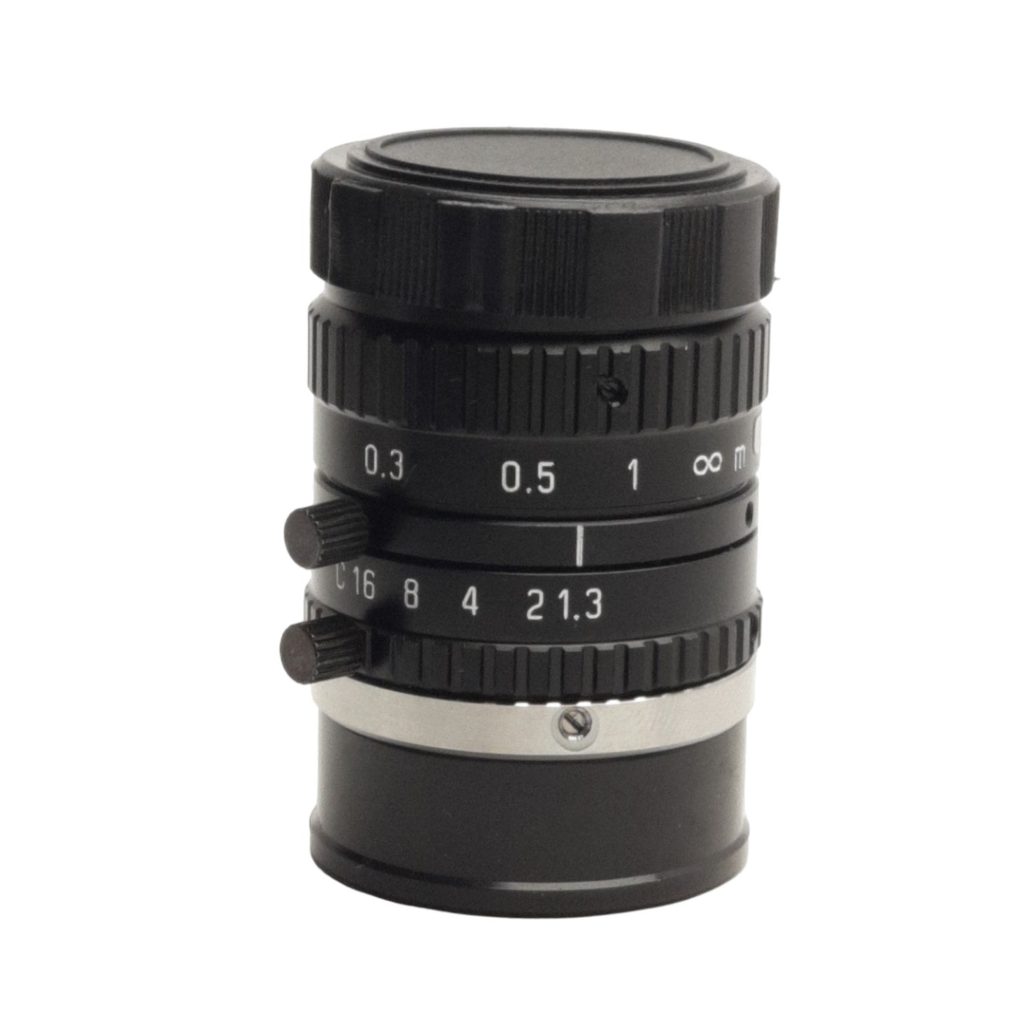 New Moritex 1250156 ML-0813 C-Mount FA Lens for 2/3in Sensors, FL=8mm, M25.5x0.5