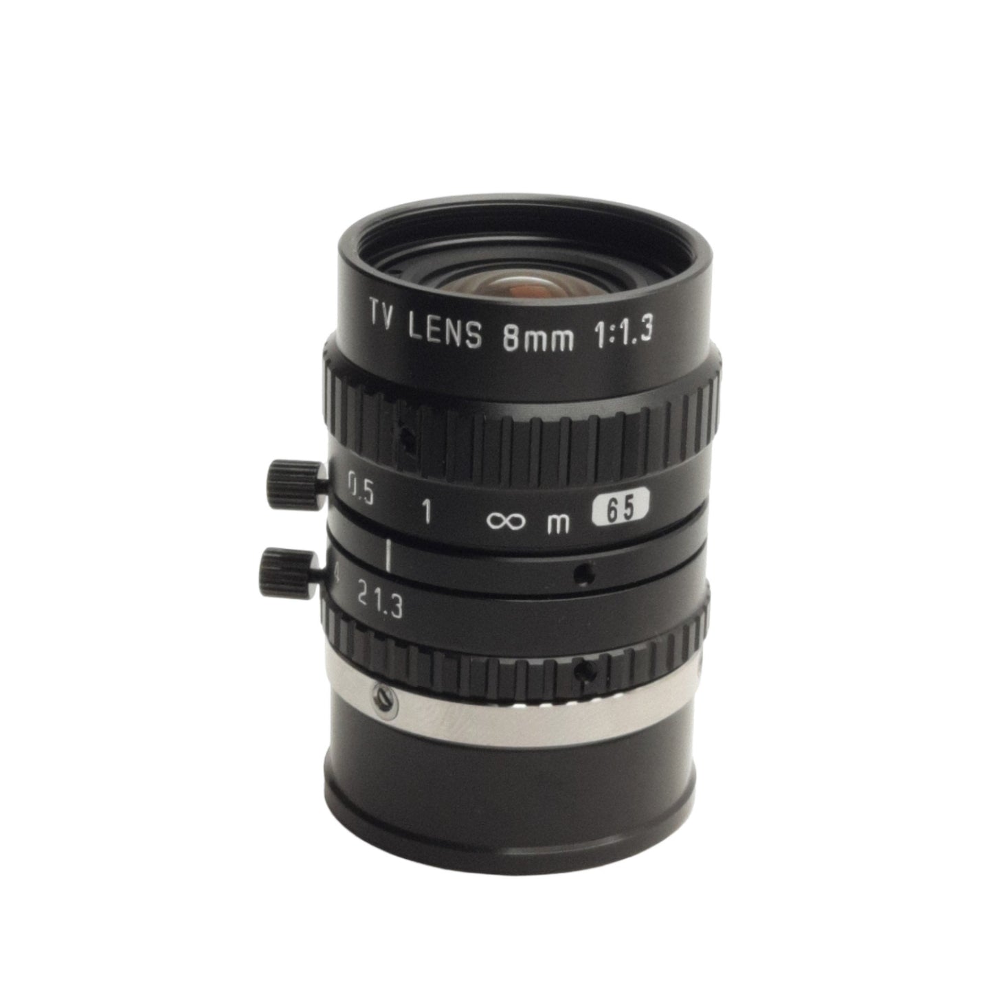 New Moritex 1250156 ML-0813 C-Mount FA Lens for 2/3in Sensors, FL=8mm, M25.5x0.5
