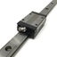 Used THK SSR20 Linear Ball Bearing Block Carriage Slide on 485mm Guide Rail