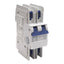 New – Open box Altech 2D4UL Circuit Breaker, 480Y/277VAC 4A, 2-Pole, D-Curve, DIN Rail