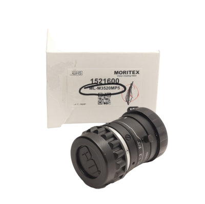 New Moritex 1521600 ML-M3520MP5 FA Lens for 2/3in Sensor, C Mount, 3.45µm, FL=35mm