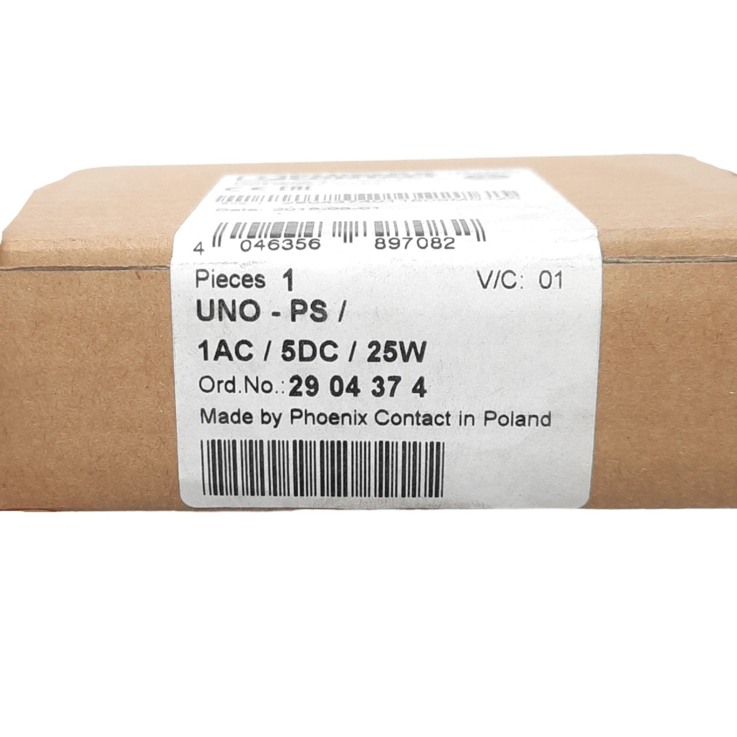 New Phoenix Contact UNO-PS/1AC/5DC/25W 2904374 PSU, 100-240 VAC In, 5 VDC Out, 25W