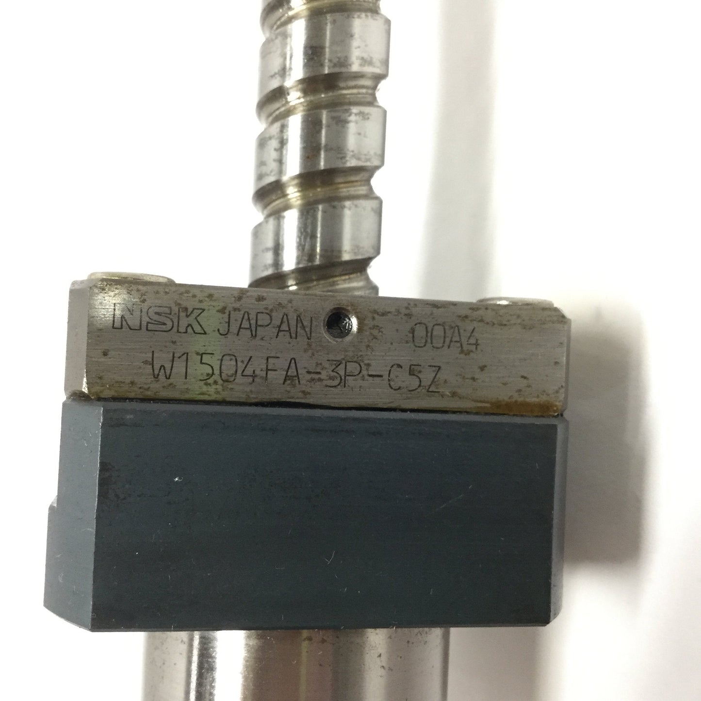 Used NSK W1504FA-3P-C5Z Linear Ball Screw, Ø15mm, 10mm Lead, 400mm Stroke, 3000RPM