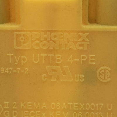 New – Open box Lot of 6 Phoenix Contact 3044759 Ground Terminal Block 4-Position 2-Level 6.2mm