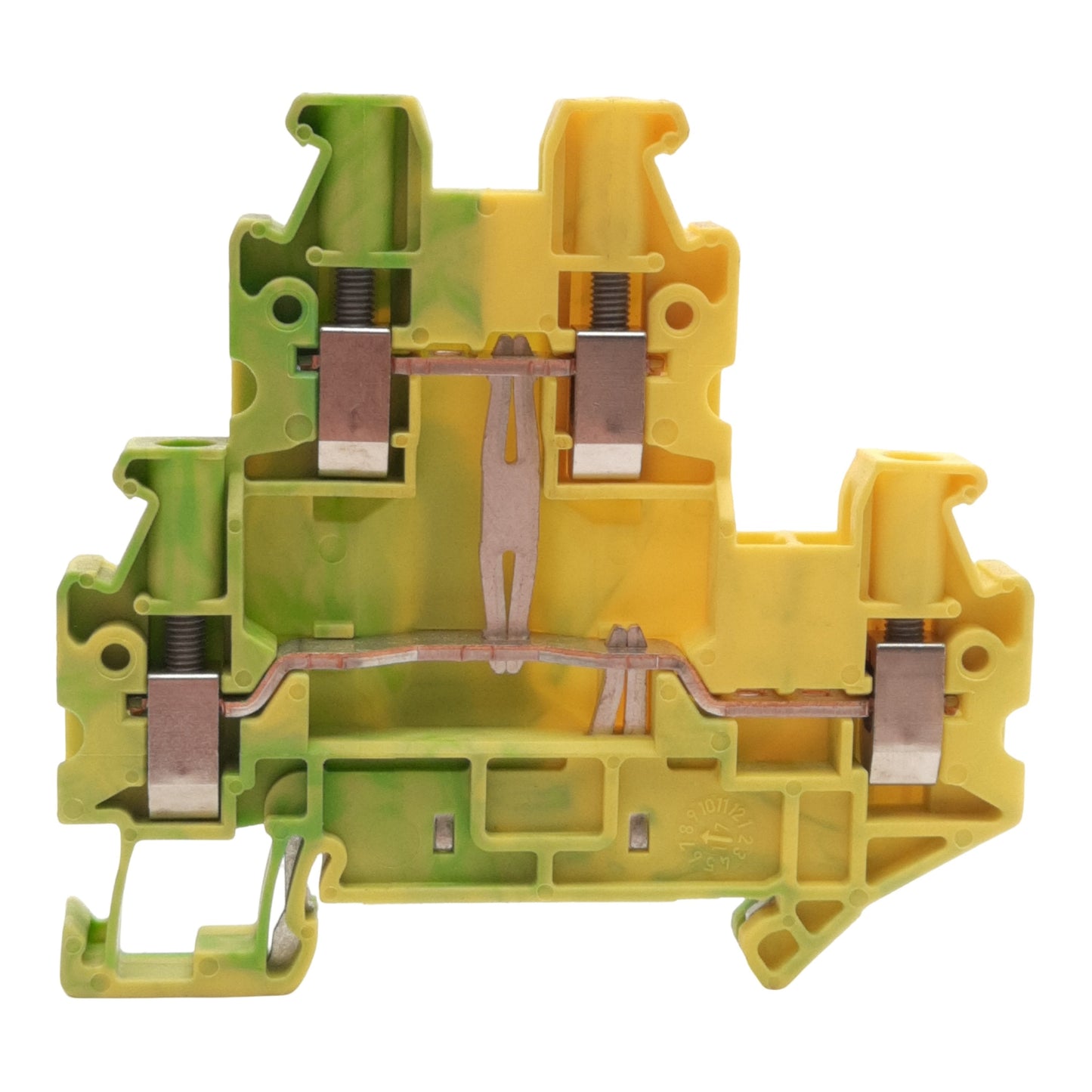 New – Open box Lot of 6 Phoenix Contact 3044759 Ground Terminal Block 4-Position 2-Level 6.2mm