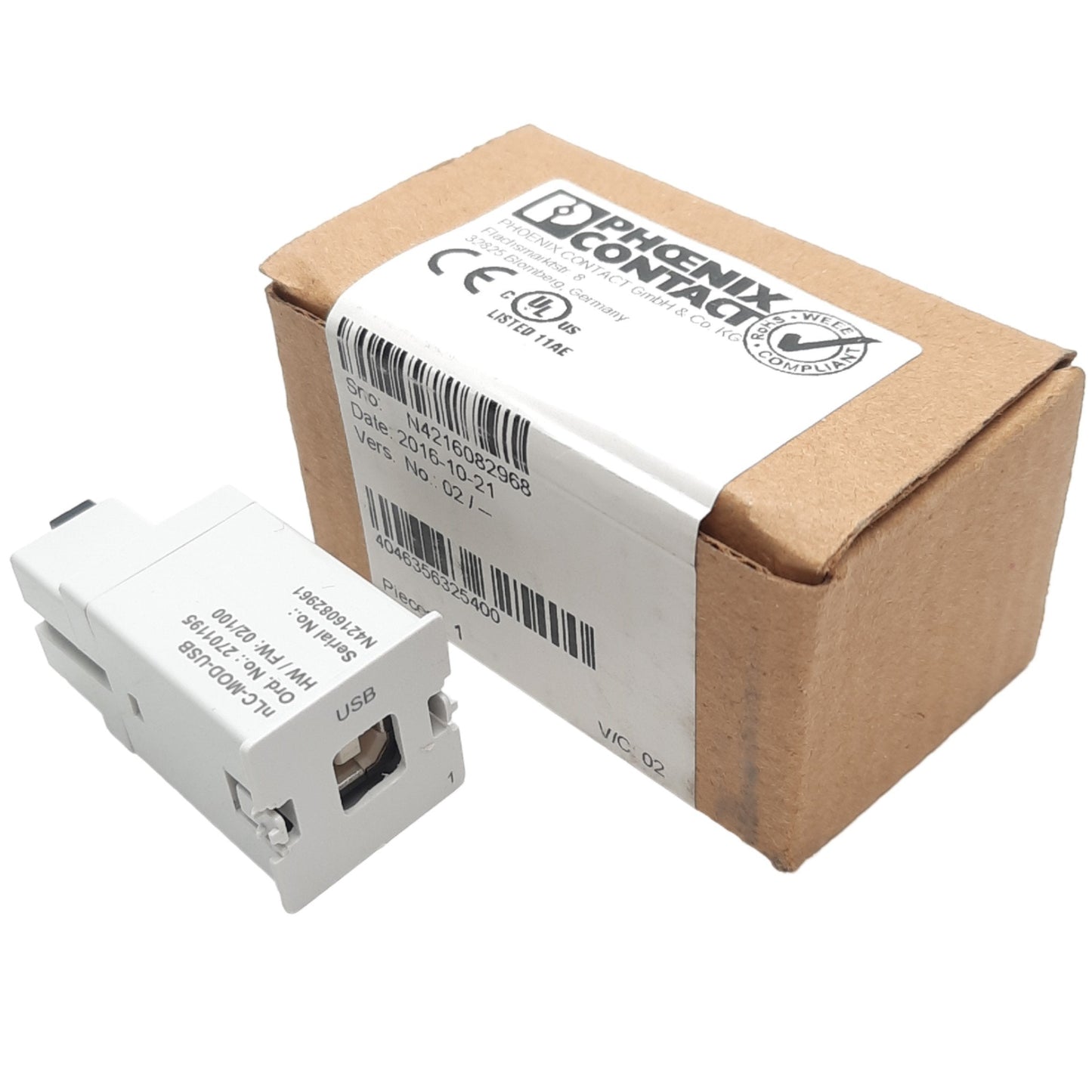 New Phoenix Contact NLC-MOD-USB 2701195 USB Connector for nanoLC, Type A, 24VDC