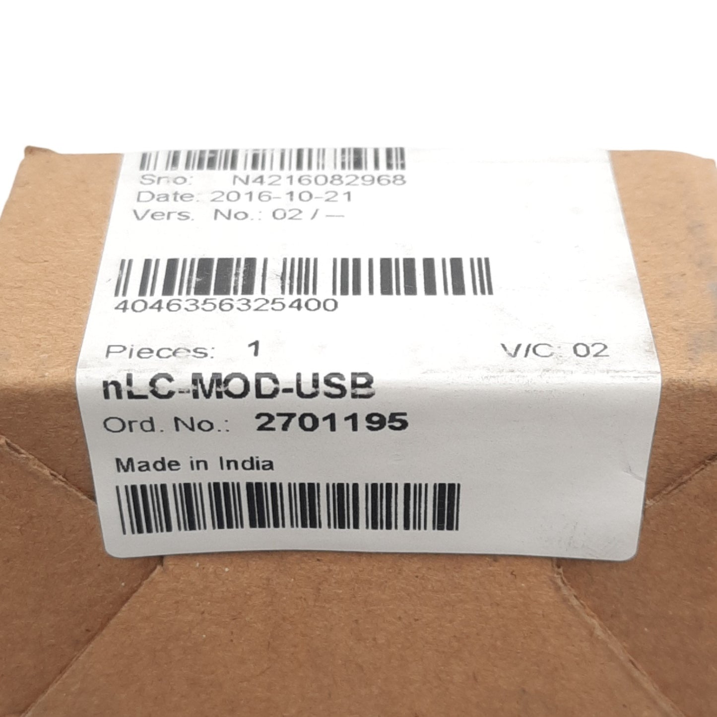 New Phoenix Contact NLC-MOD-USB 2701195 USB Connector for nanoLC, Type A, 24VDC