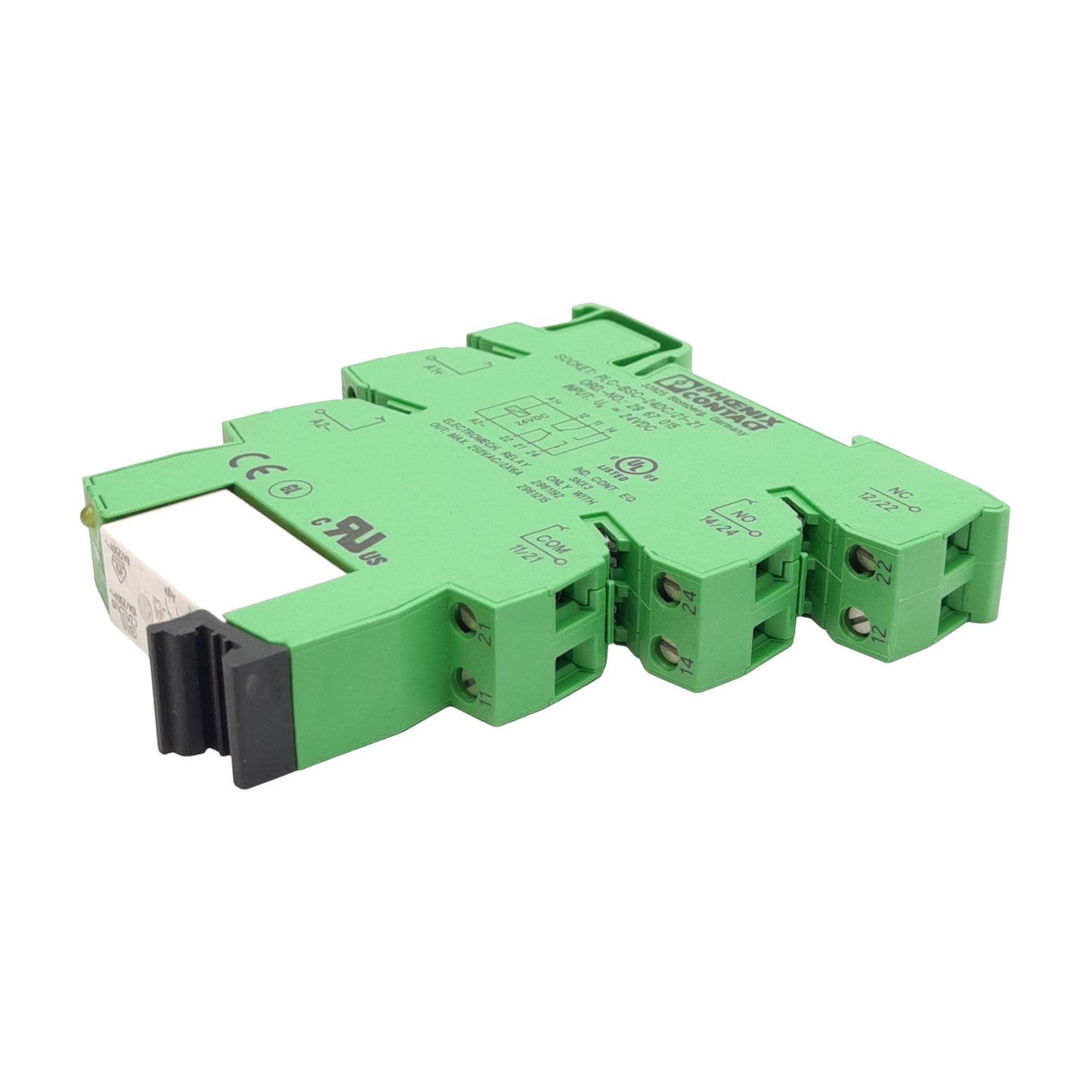 New – Open box Lot of 2 Phoenix Contact 2967060 Relay Module, 6A 250VAC Contacts, 24VDC Coil