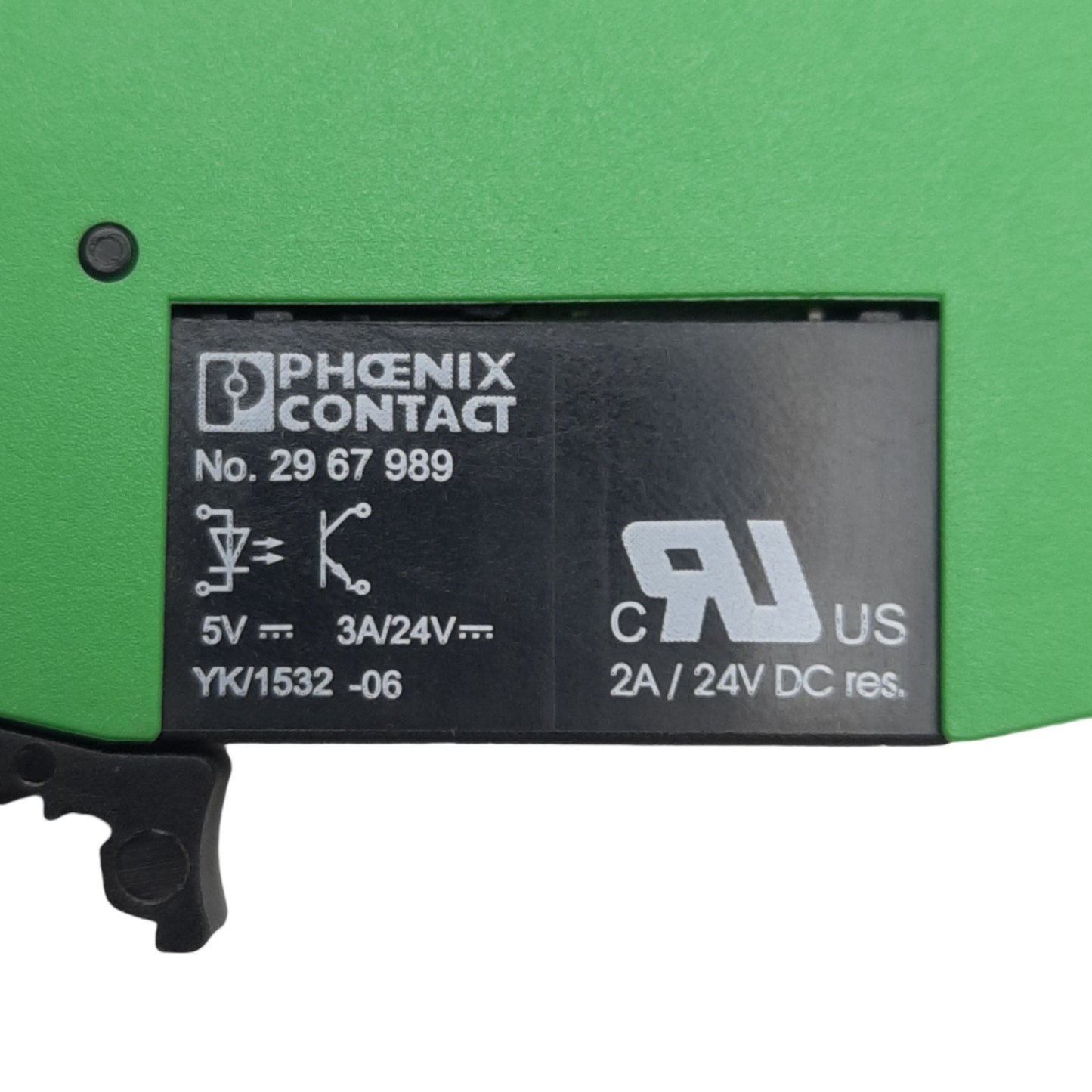 New – Open box Phoenix Contact 2980144 Relay Module, 6A 250VAC Contacts, 5VDC Coil, 1 N.O.