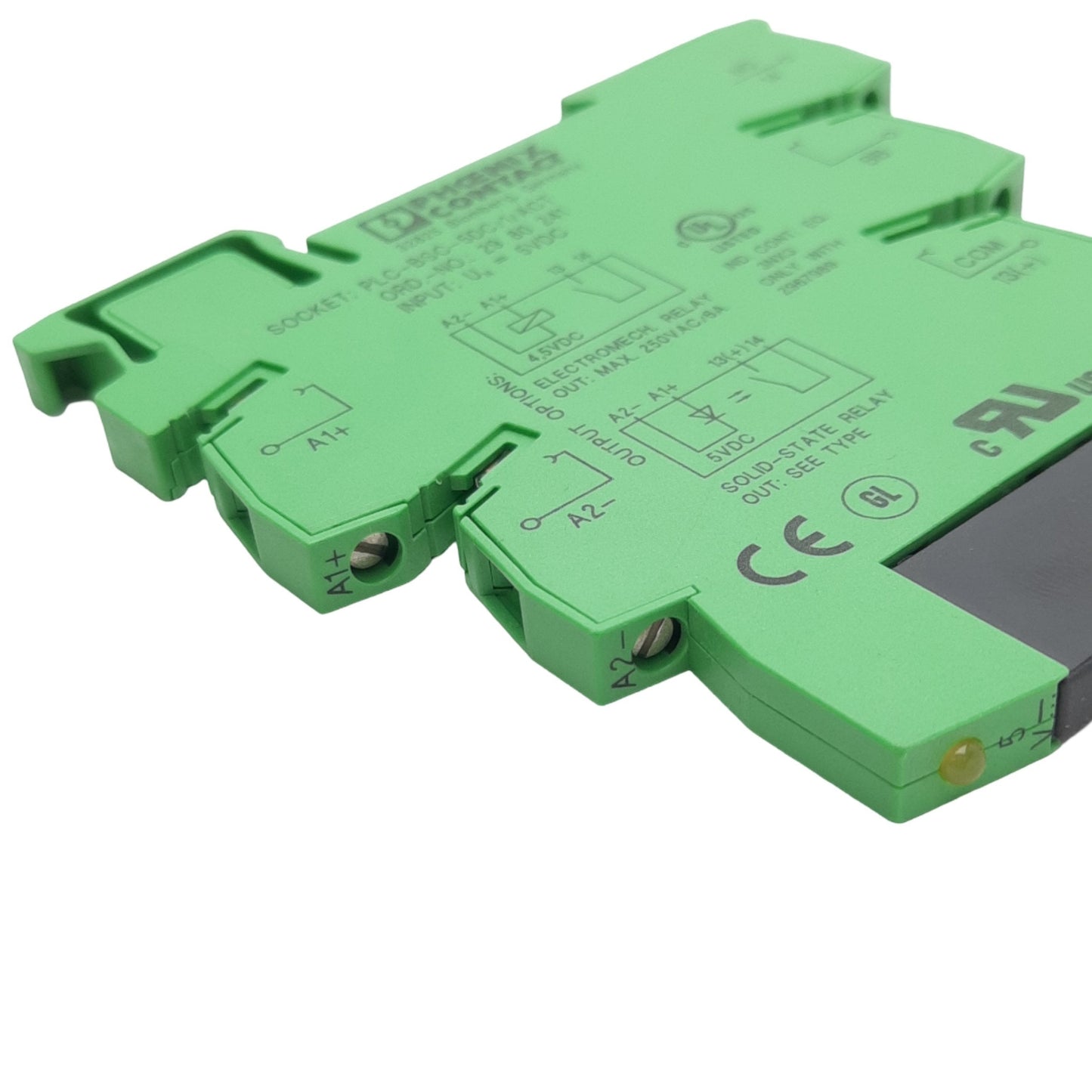 New – Open box Phoenix Contact 2980144 Relay Module, 6A 250VAC Contacts, 5VDC Coil, 1 N.O.