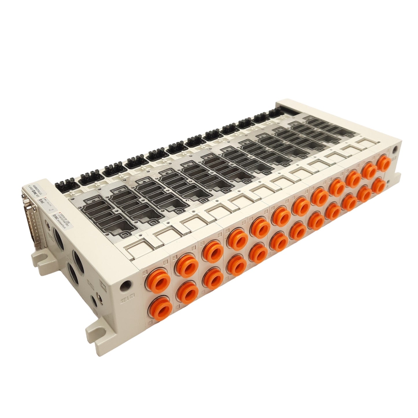 New SMC VV5Q41-12N11TFD0 Manifold 12-Stations, Plug-in DB25M, 3/8in One Touch