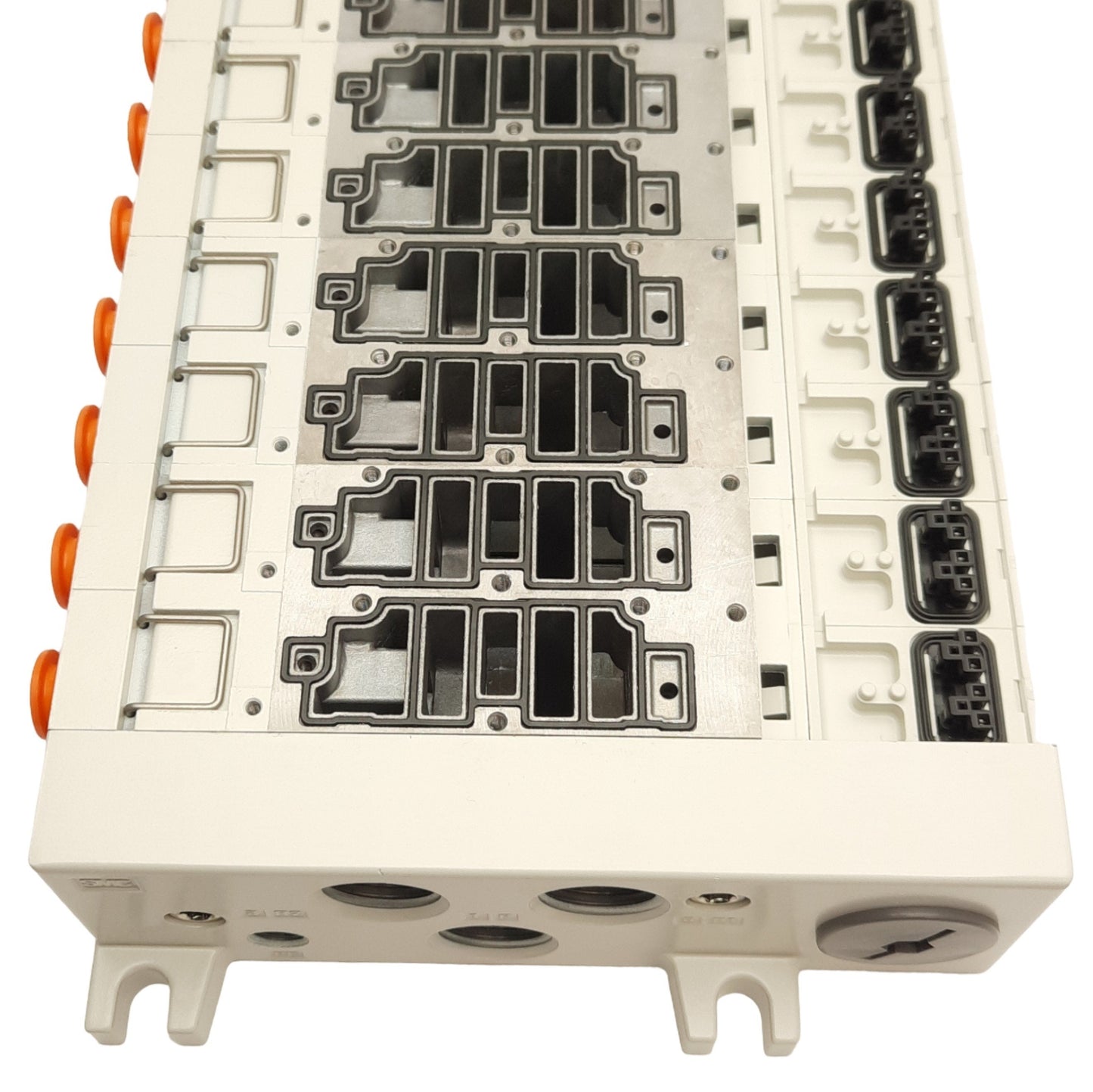 New SMC VV5Q41-12N11TFD0 Manifold 12-Stations, Plug-in DB25M, 3/8in One Touch