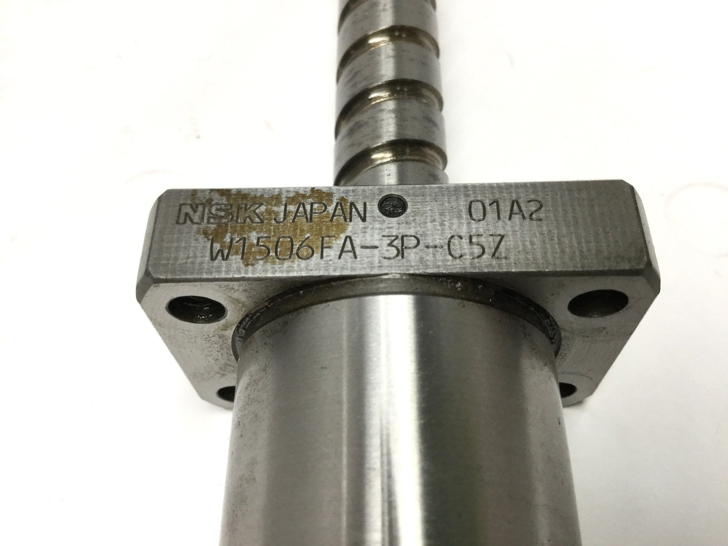 Used NSK W1506FA-3P-C5Z Linear Ball Screw, Ø15mm, 10mm Lead, 600mm Stroke, 3000RPM