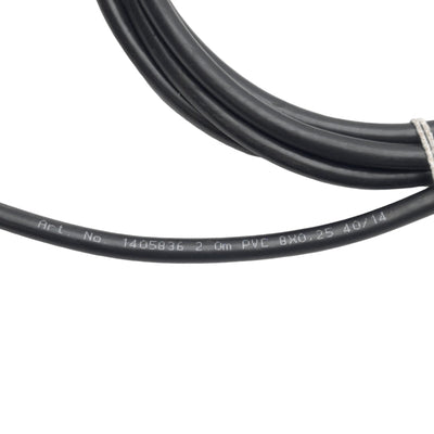 New – Open box Phoenix Contact 1405836 Sensor Actuator Cable, 8-Pin M12 A-Coded Male/Female, 2m