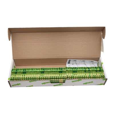 New Lot of 50 Wago 2004-1207 TOPJOBS Ground Terminal Block 2-Position 6.2mm DIN Rail