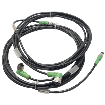 New – Open box Lot of 2 Phoenix Contact 1697700 Sensor Cable, 3-Pin M12 to M8, A-Coded, 3.5m