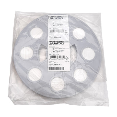 New Phoenix Contact 0800289 Heat Shrinkable Label Sleeve, 3:1, 95°C, 4mm Text, 30m