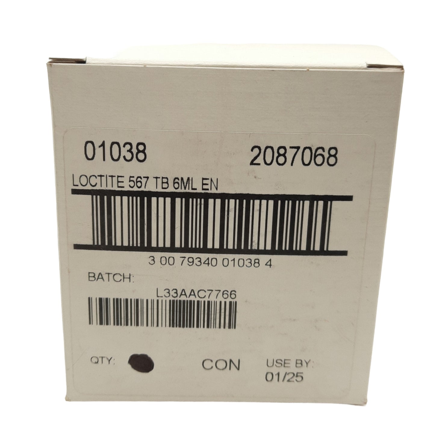 New – Open box Lot of 5 Loctite 2087068 567 Pipe Thread Sealant, 6ml Tubes, -65°F to 400°F