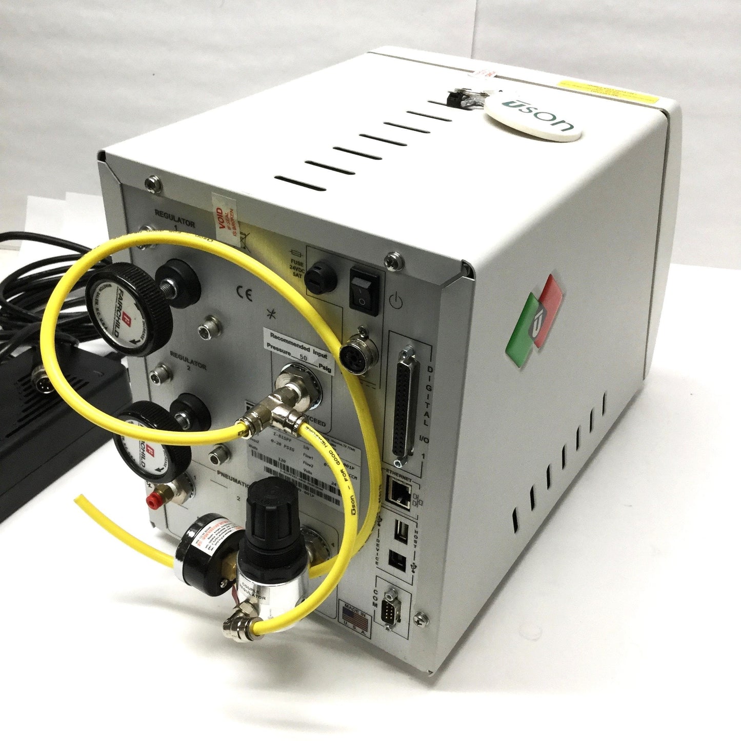 Used Uson I-B1SPF Sprint iQ Multi-Air Pressure Decay Leak Tester, 0-20psi, 24VDC