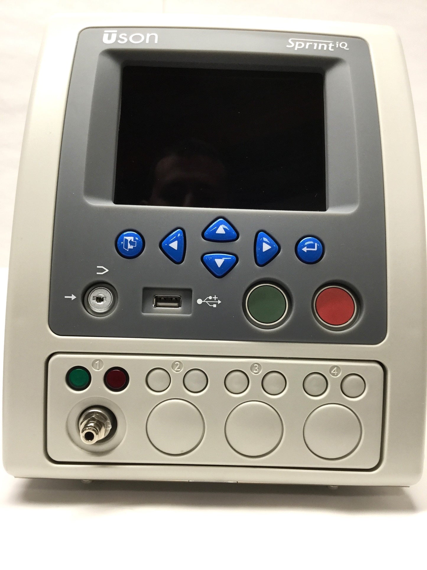 Used Uson I-B1SPF Sprint iQ Multi-Air Pressure Decay Leak Tester, 0-20psi, 24VDC