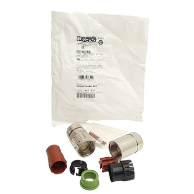 New Phoenix Contact SH-8EPC58A8LB2S (1621532) Speedcon Connector, M23, 30A Max