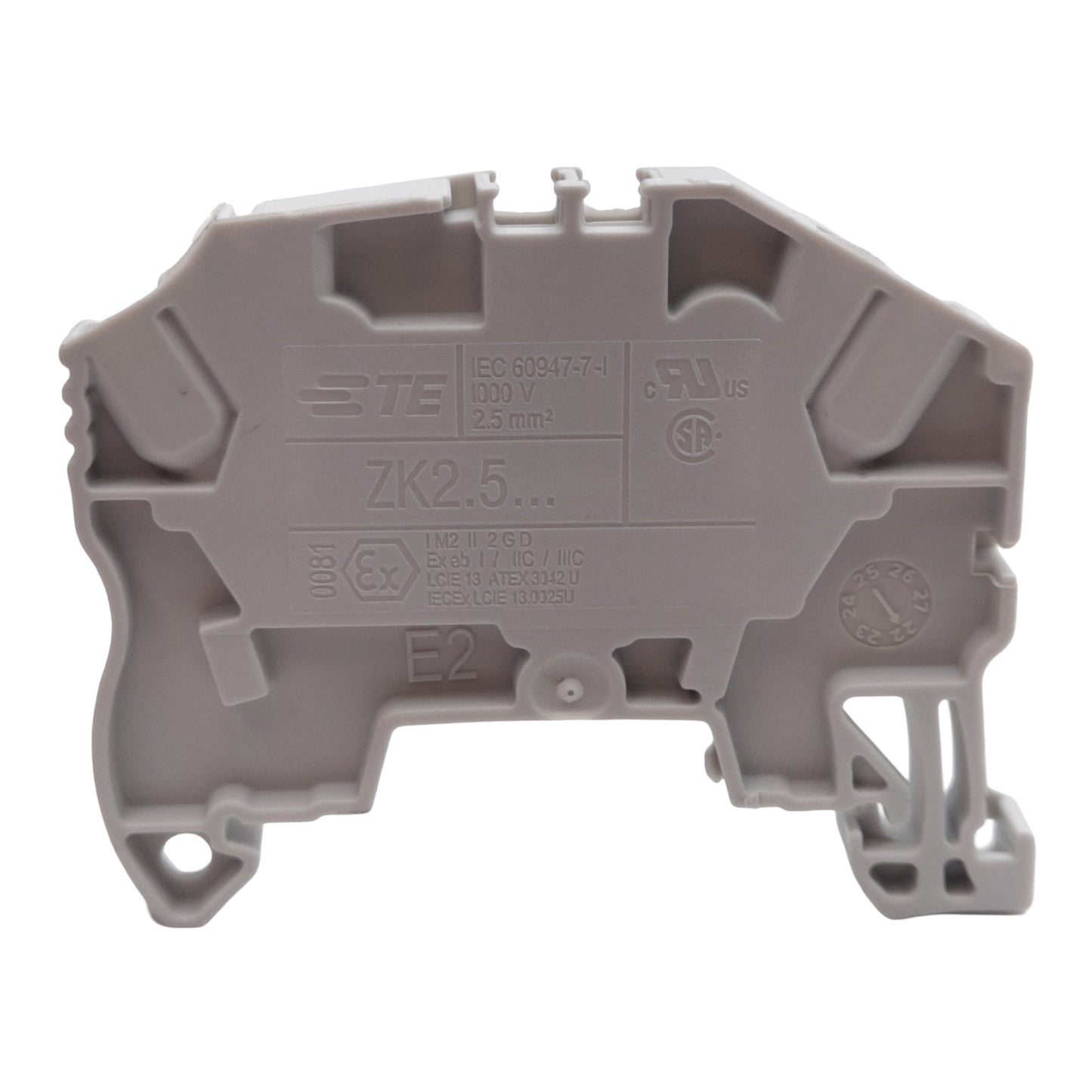 New – Open box Lot of 50 TE 1SNK705010R0000 Entrelec Terminal Block 2-Position 5.2mm 600V 20A