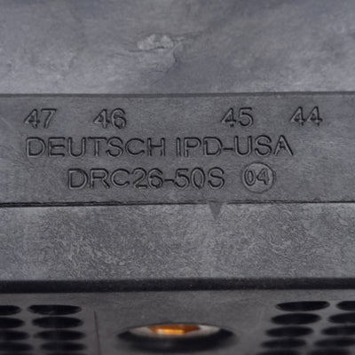 New – Open box TE Connectivity DRC26-50S04 Deutsch Rectangular Plug, 50-Position, 250V 7.5A