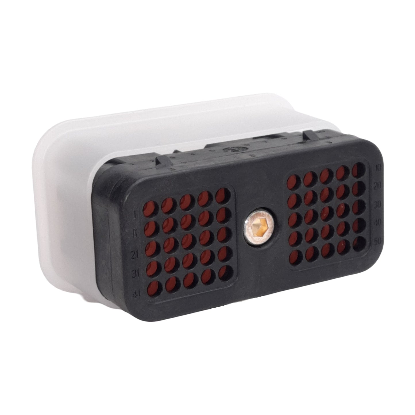 New – Open box TE Connectivity DRC26-50S04 Deutsch Rectangular Plug, 50-Position, 250V 7.5A