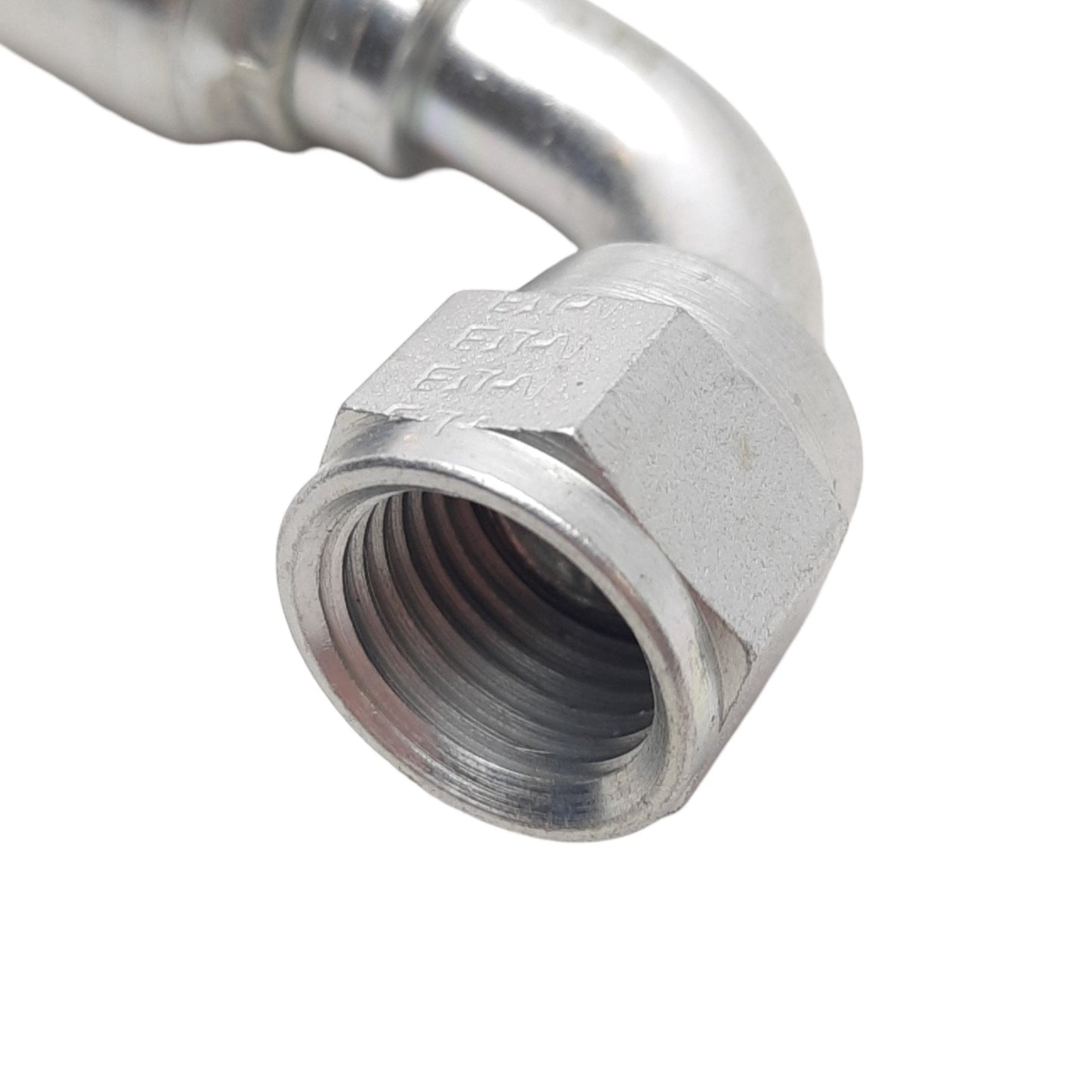 New – Open box Lot of 2 Danfoss 4TA6FJB4 Hose Fitting, 90° Elbow, 37° Swivel, 9/16-18, -4 Hose