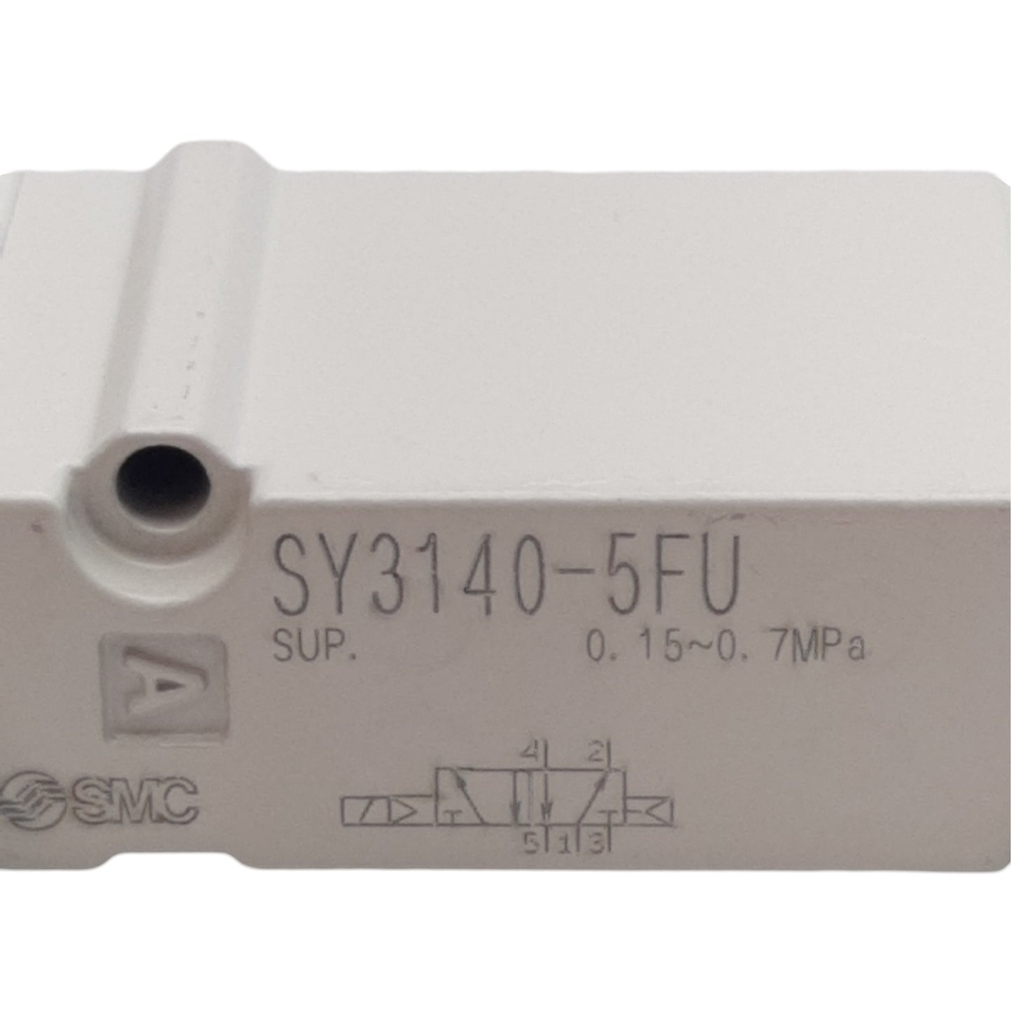 New – Open box SMC SY3140-5FU Solenoid Valve, 2-Position Single, 0.15-0.7MPa, 24VDC Coil