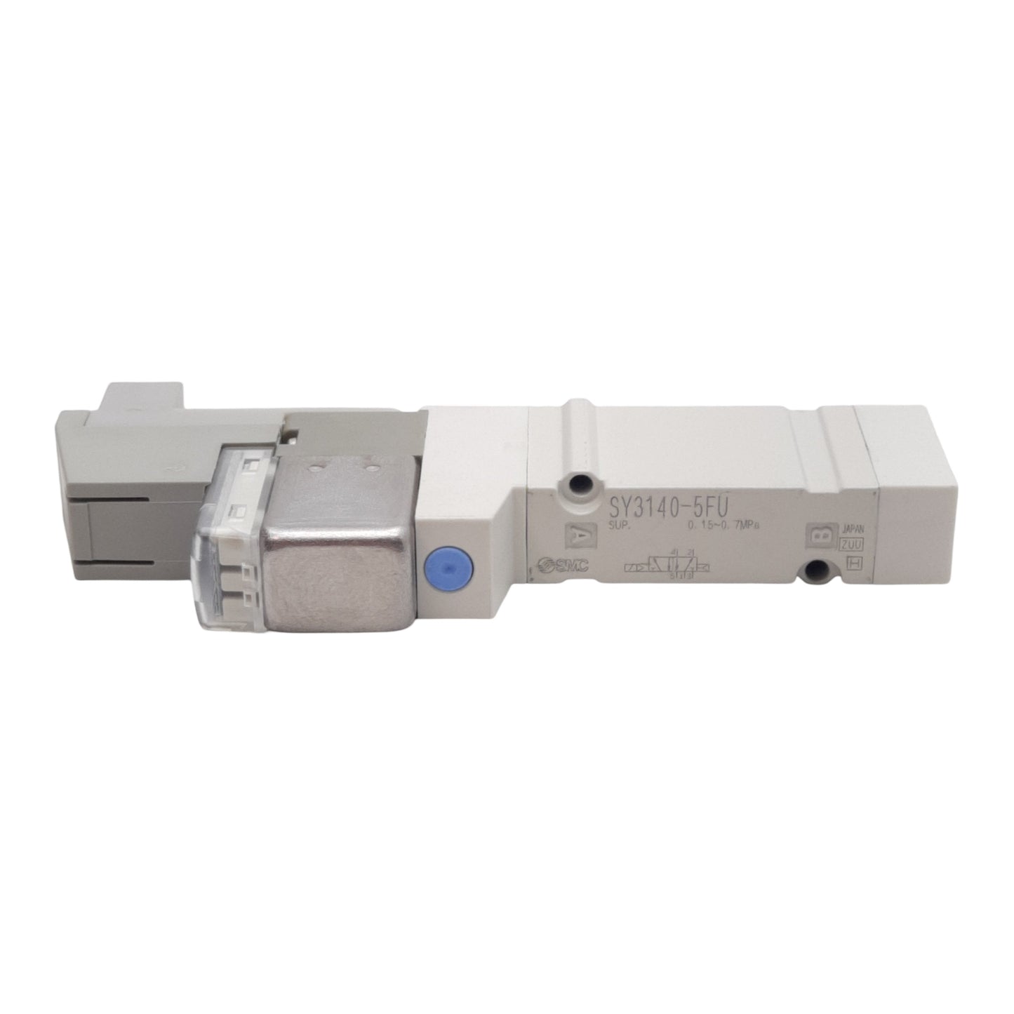 New – Open box SMC SY3140-5FU Solenoid Valve, 2-Position Single, 0.15-0.7MPa, 24VDC Coil