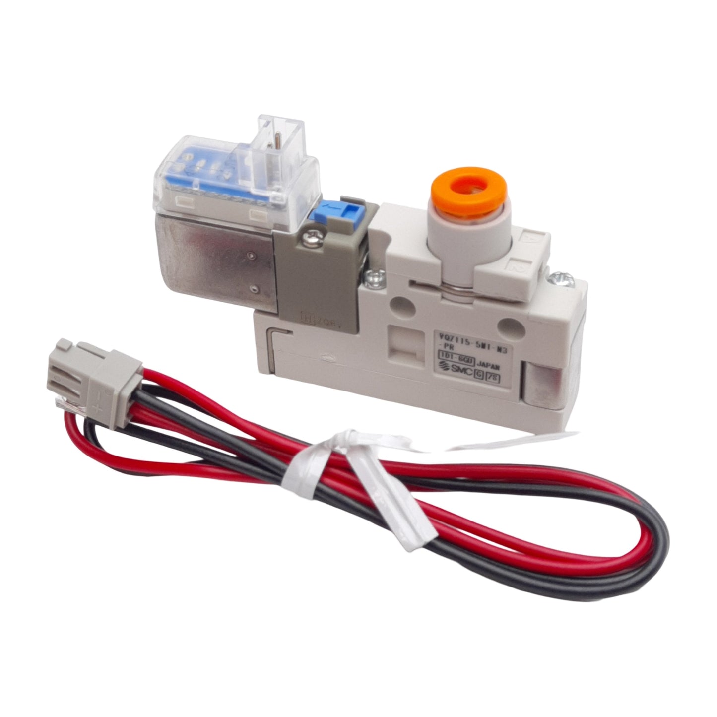 New SMC VQZ115-5M1-N3-PR Solenoid Valve, 0.15-0.7MPa, ø5/32in One-Touch, 24VDC Coil