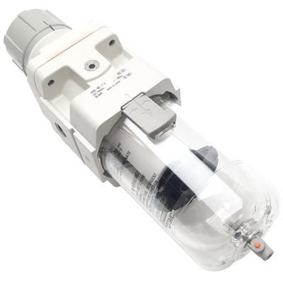 New SMC AW40-N02-Z-A Pneumatic Filter Regulator, 1/4in NPT, 0.05 to 0.85MPa Set
