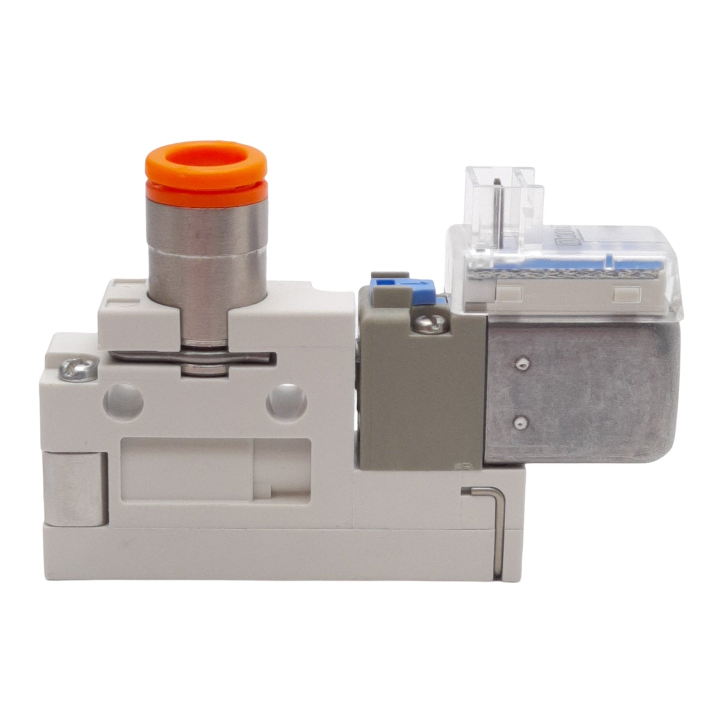New SMC VQZ115-5MO1-N7-PR Solenoid Valve, 0.15-0.7MPa, ø1/4in One-Touch, 24VDC Coil