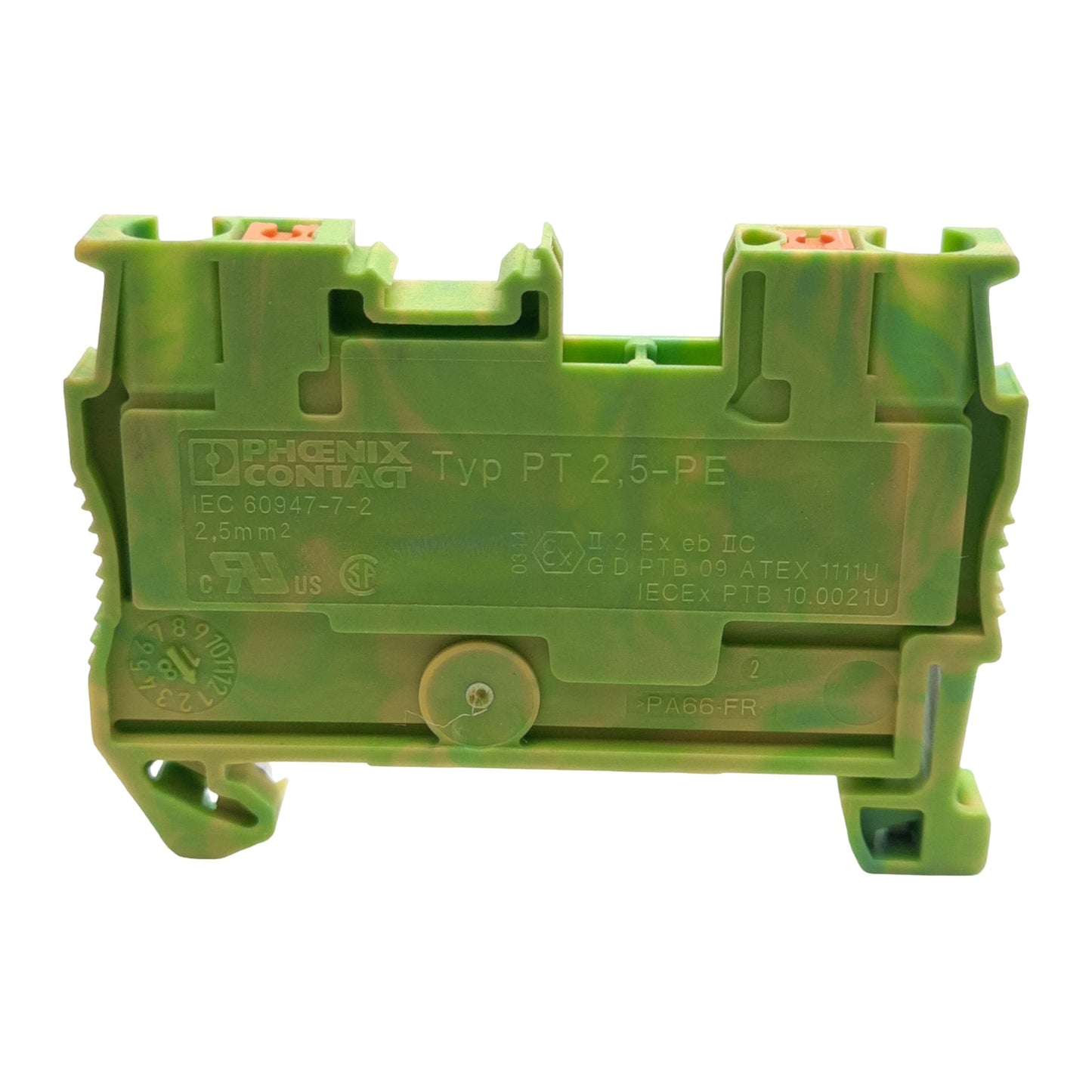 New – Open box Lot of 15 Phoenix Contact 3209536 Ground Terminal Block, 2-Position, 5.2mm