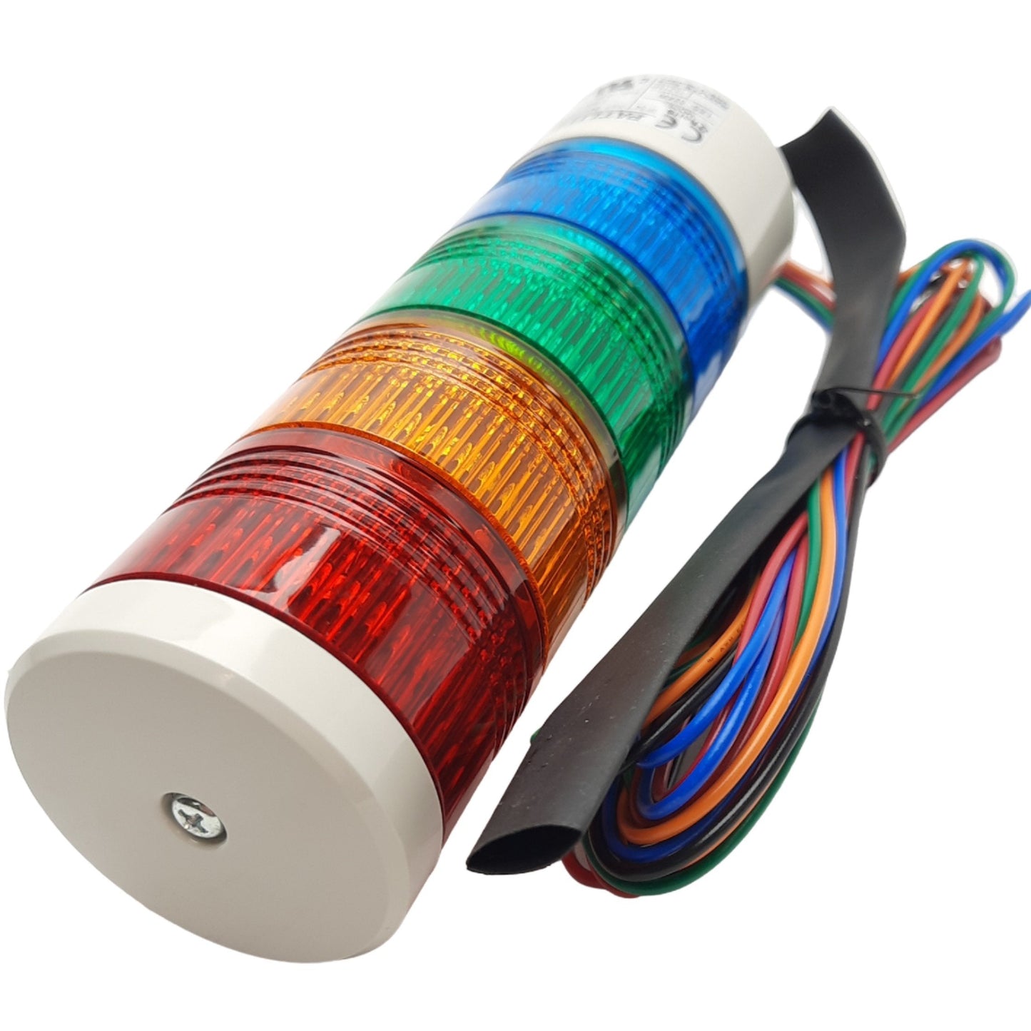 New Patlite LES-402AW-RYGB Light Tower, ø50mm, 24V AC/DC, Red Yellow Green Blue