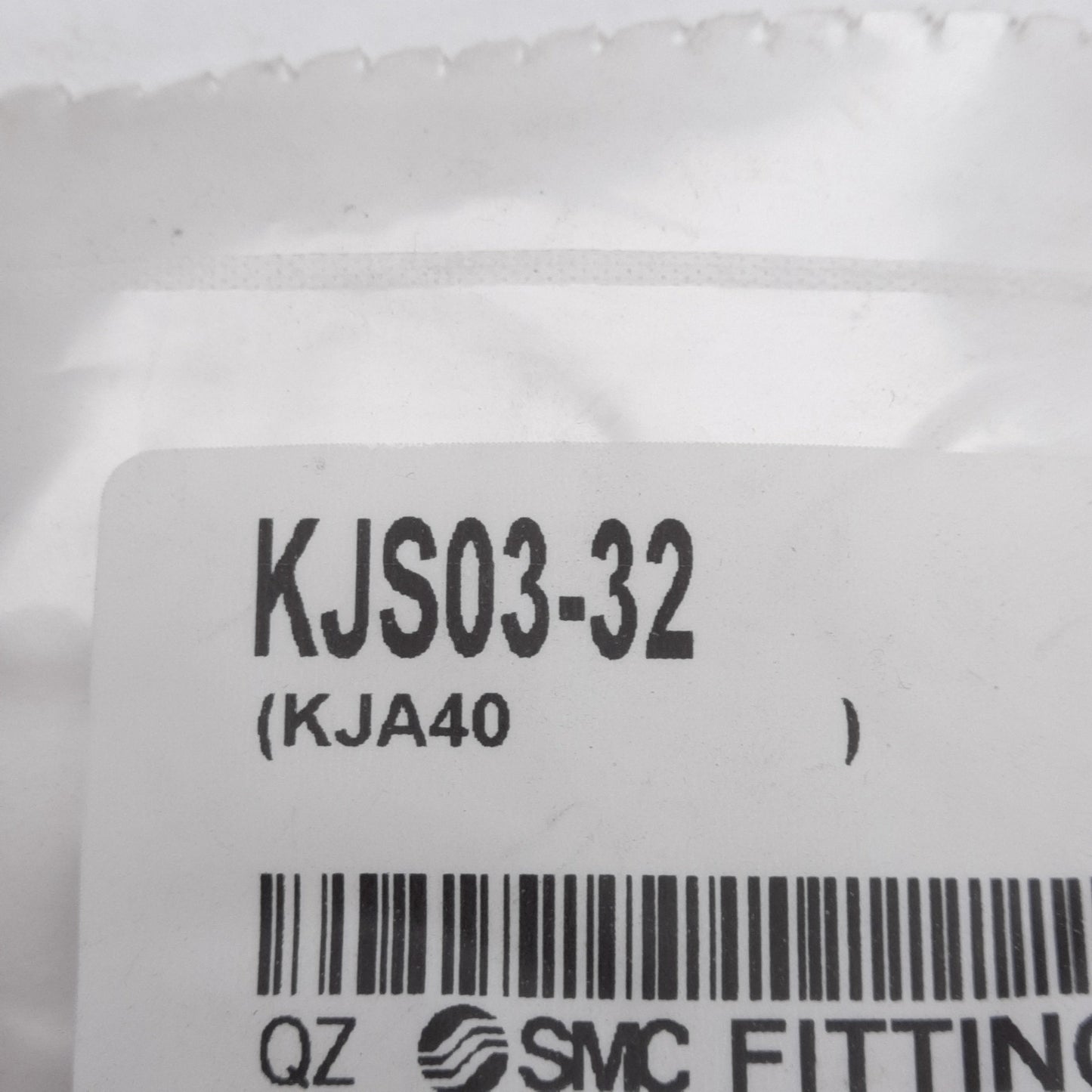 New Lot of 10 SMC KJS03-32 One-Touch Fitting, ø1/8in Tube, 10-32 UNF, -100kPa~1.0MPa