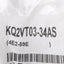 New Lot of 2 SMC KQ2VT03-34AS Triple Male Elbow Fitting ø5/32in One-Touch, NPT 1/8in