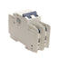 New Altech Corp 2D2UL Circuit Breaker 2-Poles, 2A 480Y/277VAC, DIN Rail Mount