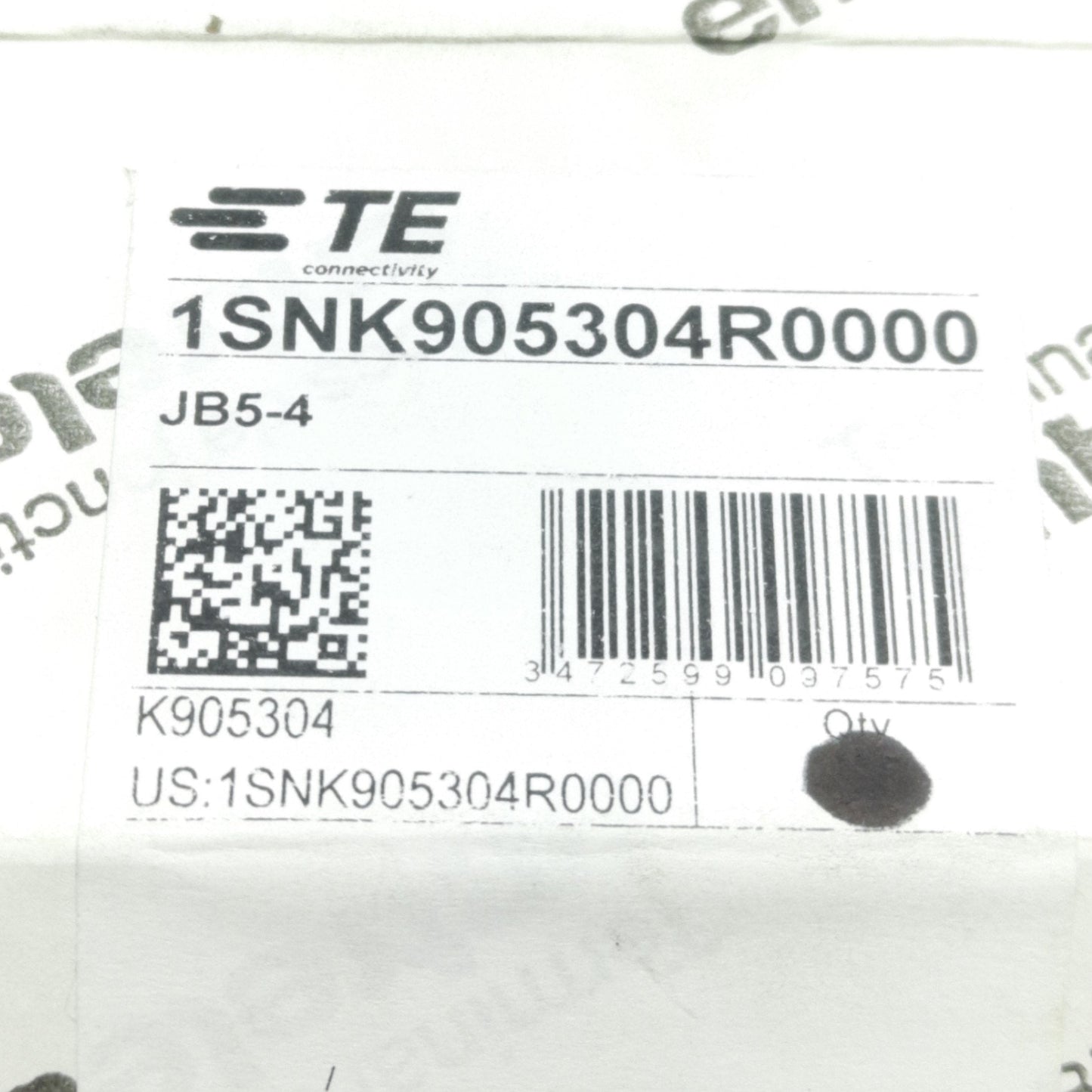 New Lot of 10 TE Connectivity 1SNK905304R0000 Jumper Bars, 4-Position, 5.2mm Pitch