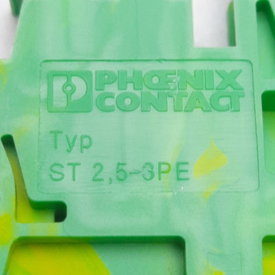 New – Open box Lot of 4 Phoenix Contact 3036071 Ground Terminal Block 3-Level 6-Position 5.2mm