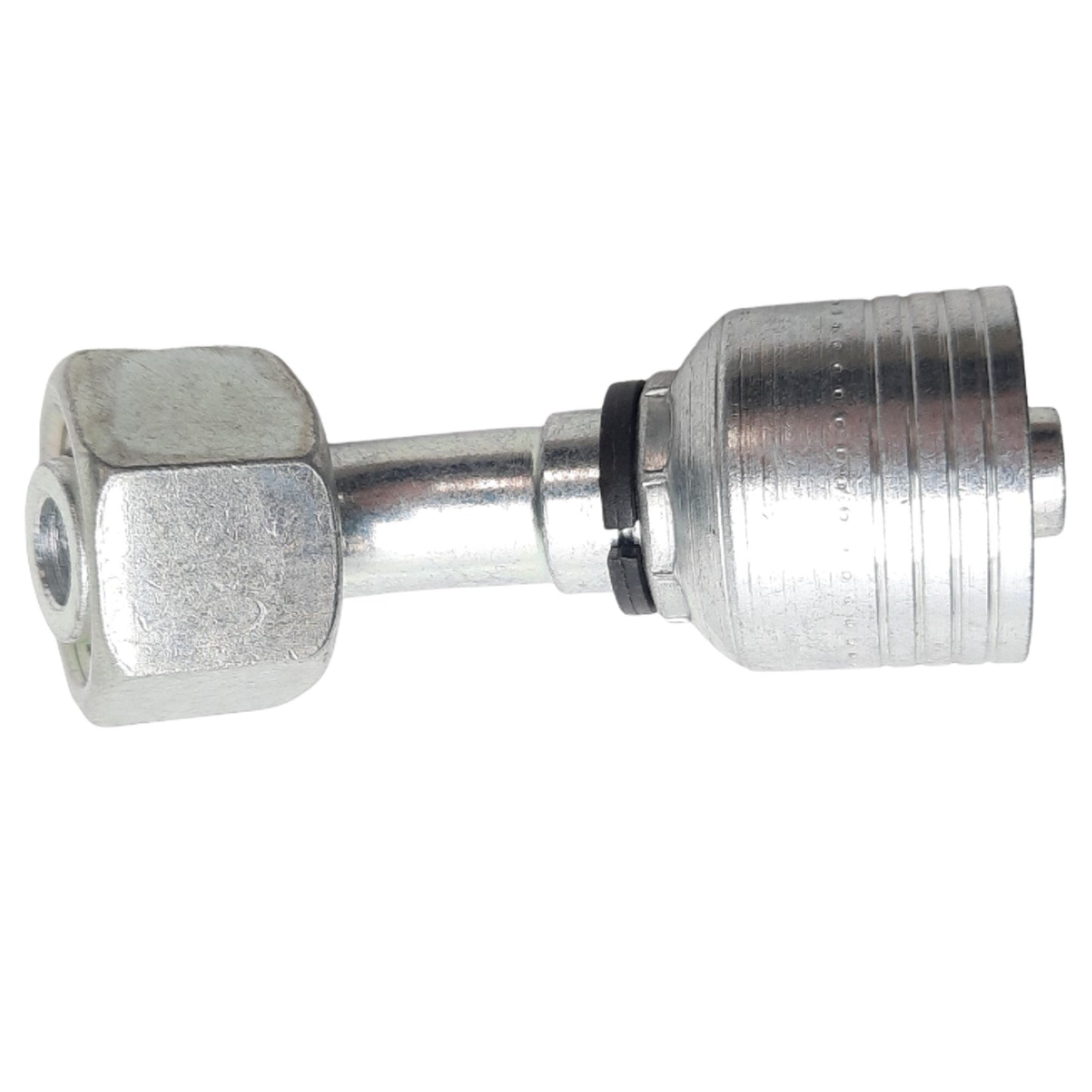 New – Open box Danfoss 4S12DSA8 Hose Fitting, 45° Elbow, 24° DKO Swivel LD, M24x1.5, -8 Hose